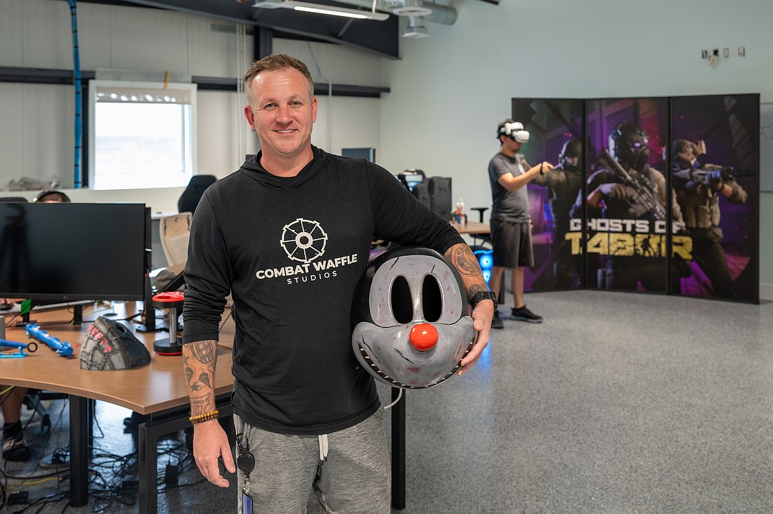 Combat Waffle Studios has 50 employees and plans to double in the next year, according to founder, CEO and creative director Scott Albright.