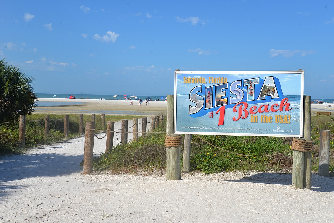 Travel + Leisure has ranked Siesta Beach as No. 42 in the world and the best beach in the U.S.