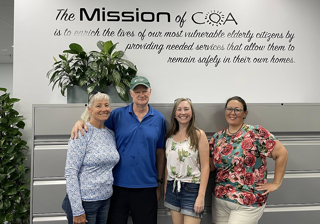 Just Us Volusia members Betsy and Steve W., Dorothy Butala and Kelly Czajkowski. Courtesy photo
