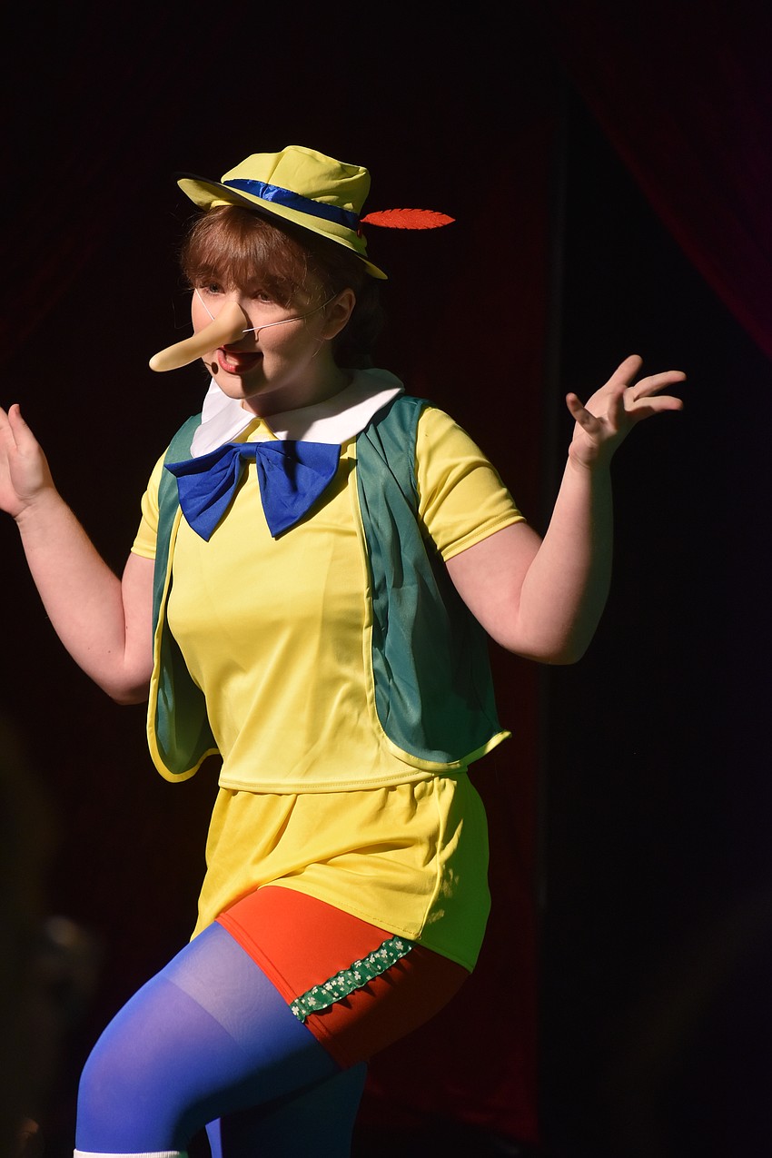 Bradenton's Scarlett Radtke plays Pinocchio, who is annoyed the other characters don't recognize him as a 