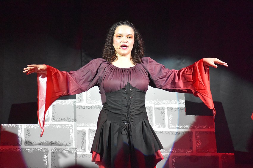 Bradenton resident Aurelia Yepez, 11, plays three characters in 