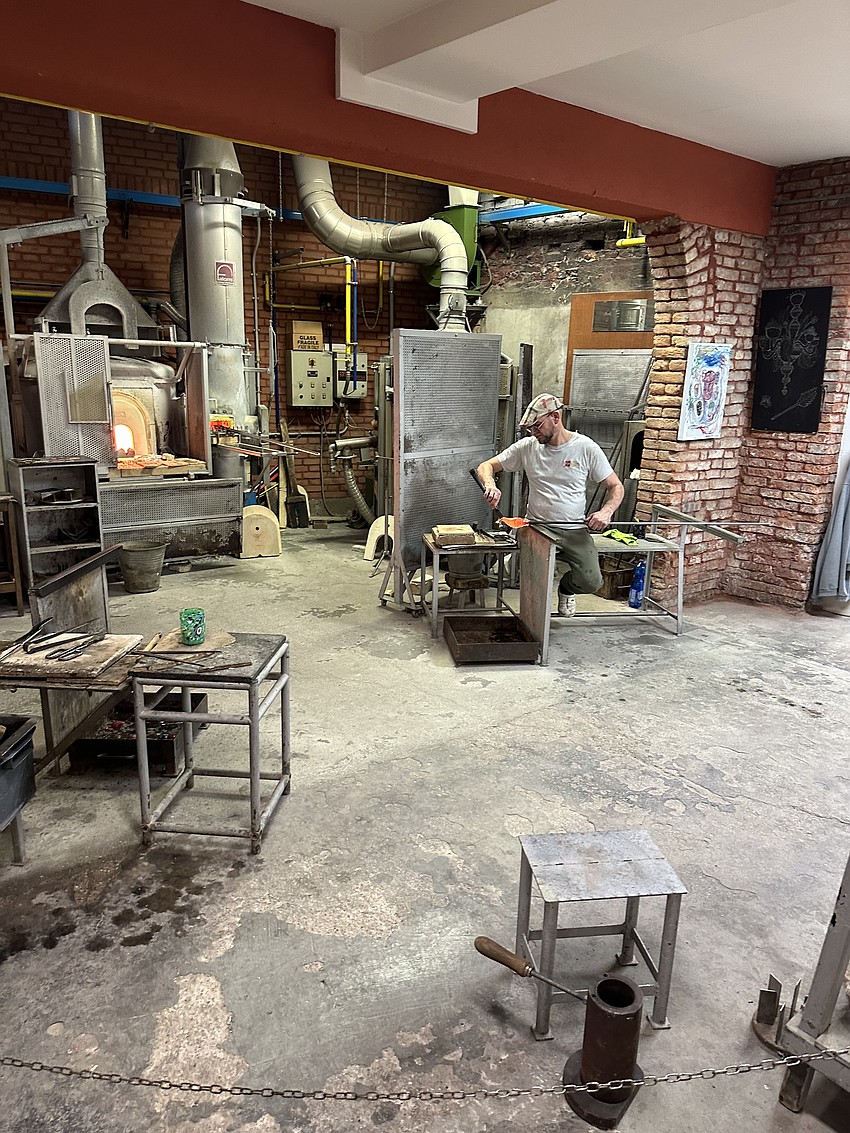 Resident Patrice Fanning said a highlight of her Italy trip last year was seeing live glass blowing demonstrations.