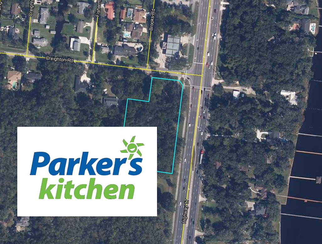 A Parker’s Kitchen gas station and convenience store is planned at U.S. 17 and Creighton Road in Fleming Island in Clay County.