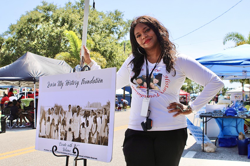 Ronnique Hawkins, executive director of Learn My History Foundation, told attendees at last weekend's Juneteenth block party that she will be hosting the second annual 