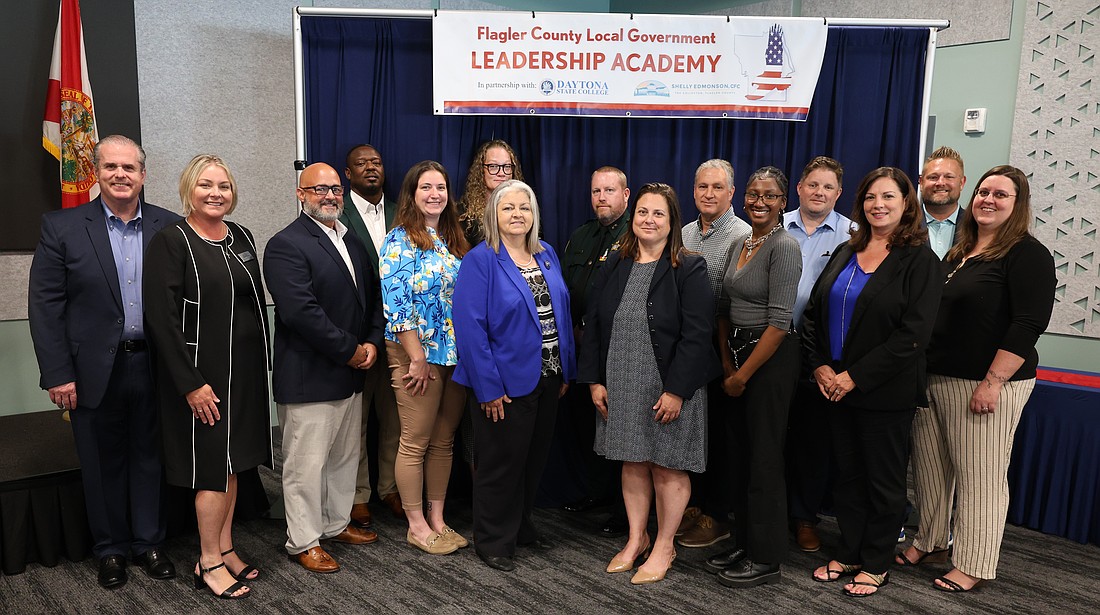The 2025 graduating class of the Flagler County Local Government Leadership Academy. Courtesy photo
