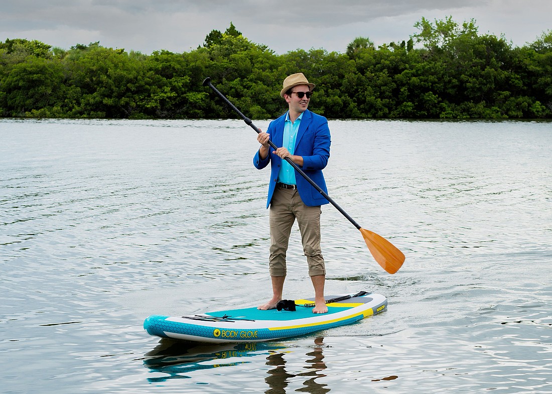 Hermitage Artist Retreat CEO and Artistic Director Andy Sandberg enjoys the Florida lifestyle.