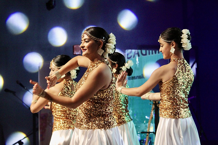 Members of the Indian Association of Manasota, led by president Megha Vaid, dance at this year's Diverse Fest at The Harvest Sarasota on June 14.