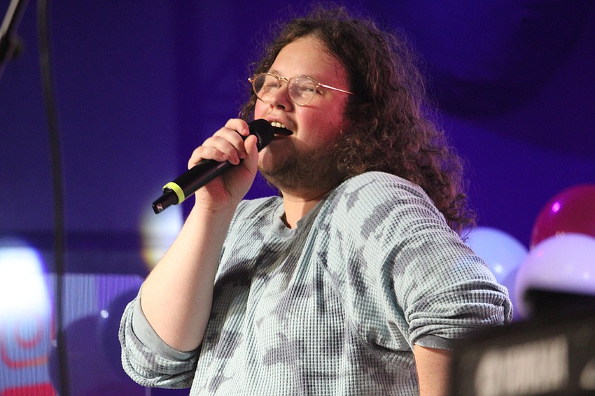 Luke Manual, producing artistic director and founder of Dingbat Theatre Project, performs 