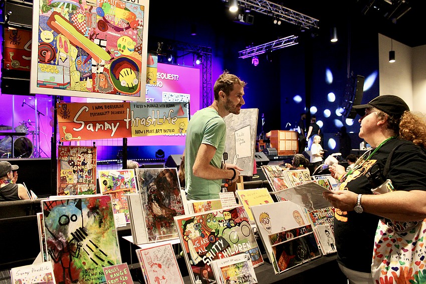 Local painter Sam North, who runs the brand 