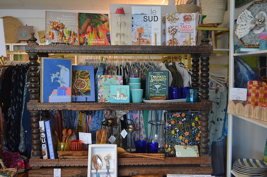 One of the many set ups done by Heather Rippy at Driftwood Beach Home and Garden.