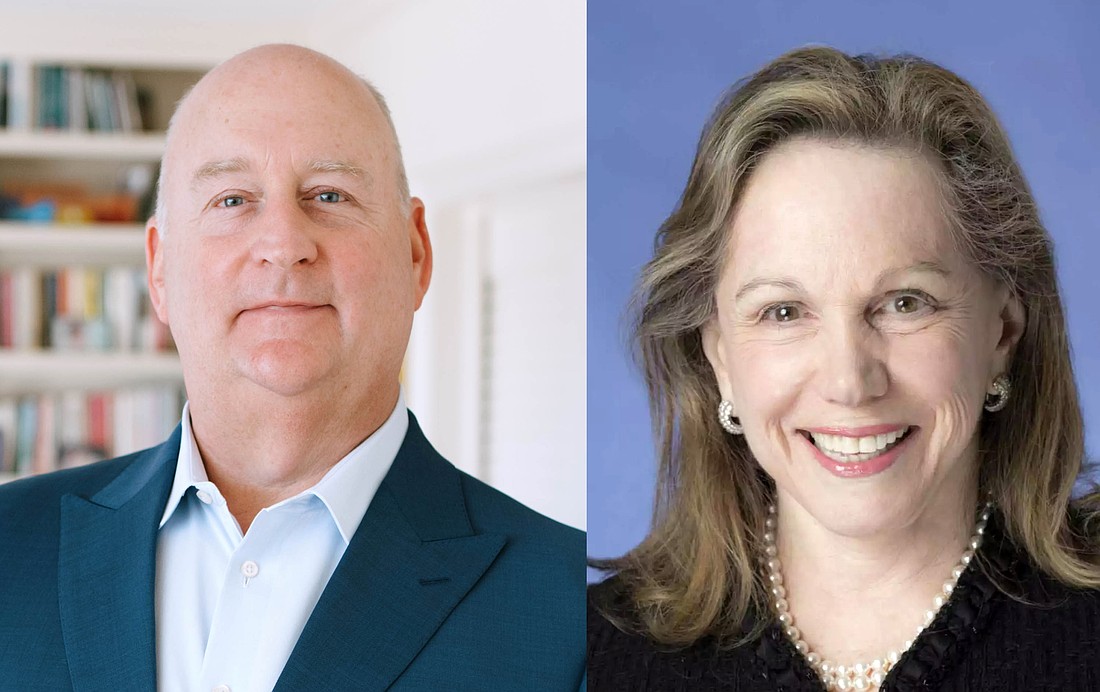 Drayton Saunders and Jenne Britell are the new co-chairs of the Sarasota Performing Arts Foundation.
