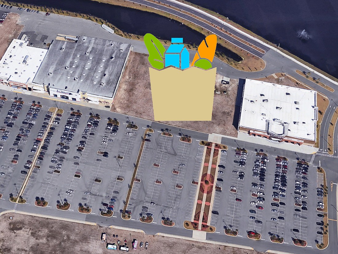 A 59,000-square-foot supermarket with an adjacent 3,200-square-foot liquor store could be coming to the Atlantic North shopping center between Academy North and LA Fitness.