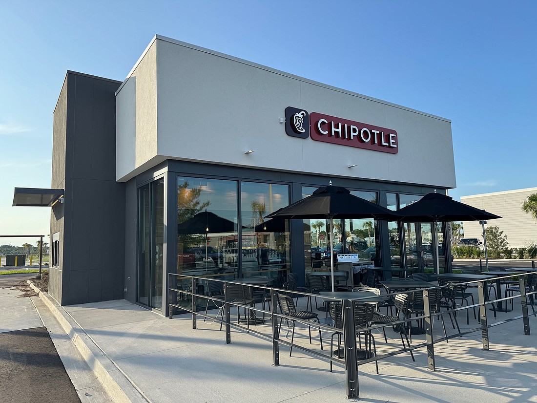 Chipotle Mexican Grill is opening at 385 Beachwalk Shore Drive in the Beachwalk community in St. Johns County.