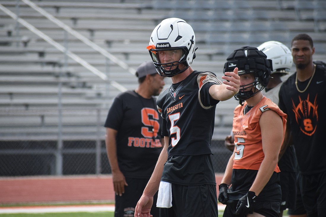 Sarasota High quarterback Hudson West has received four Division-I scholarship offers this summer despite being a rising sophomore.