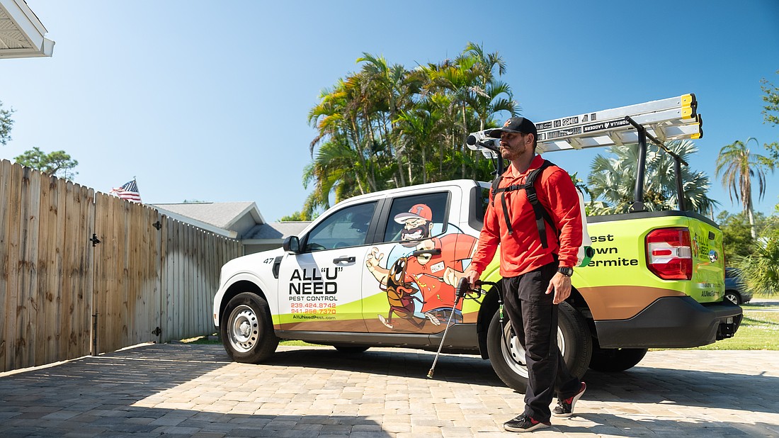 All U Need Pest Control now has an office at 3015 62nd Ave. E. in Bradenton.