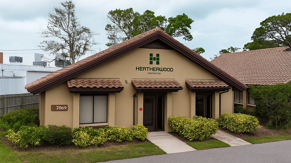 The new Heatherwood Construction office is at 7069 S. Tamiami Trail in Sarasota.