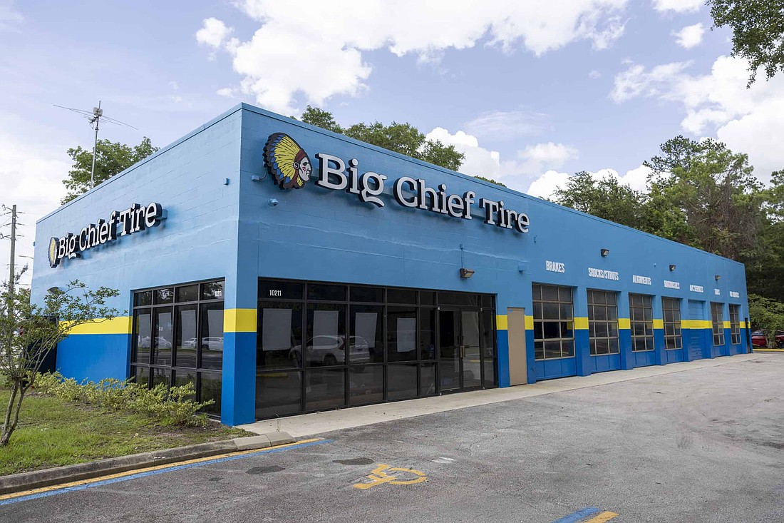 Big Chief Tire at 10211 San Jose Blvd. in Mandarin.