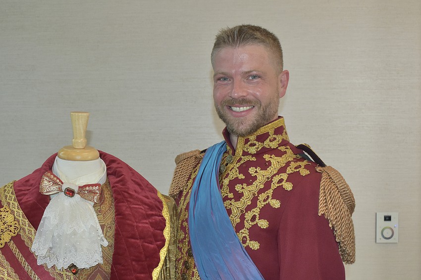 John Tully, costume administrator at Sarasota Opera