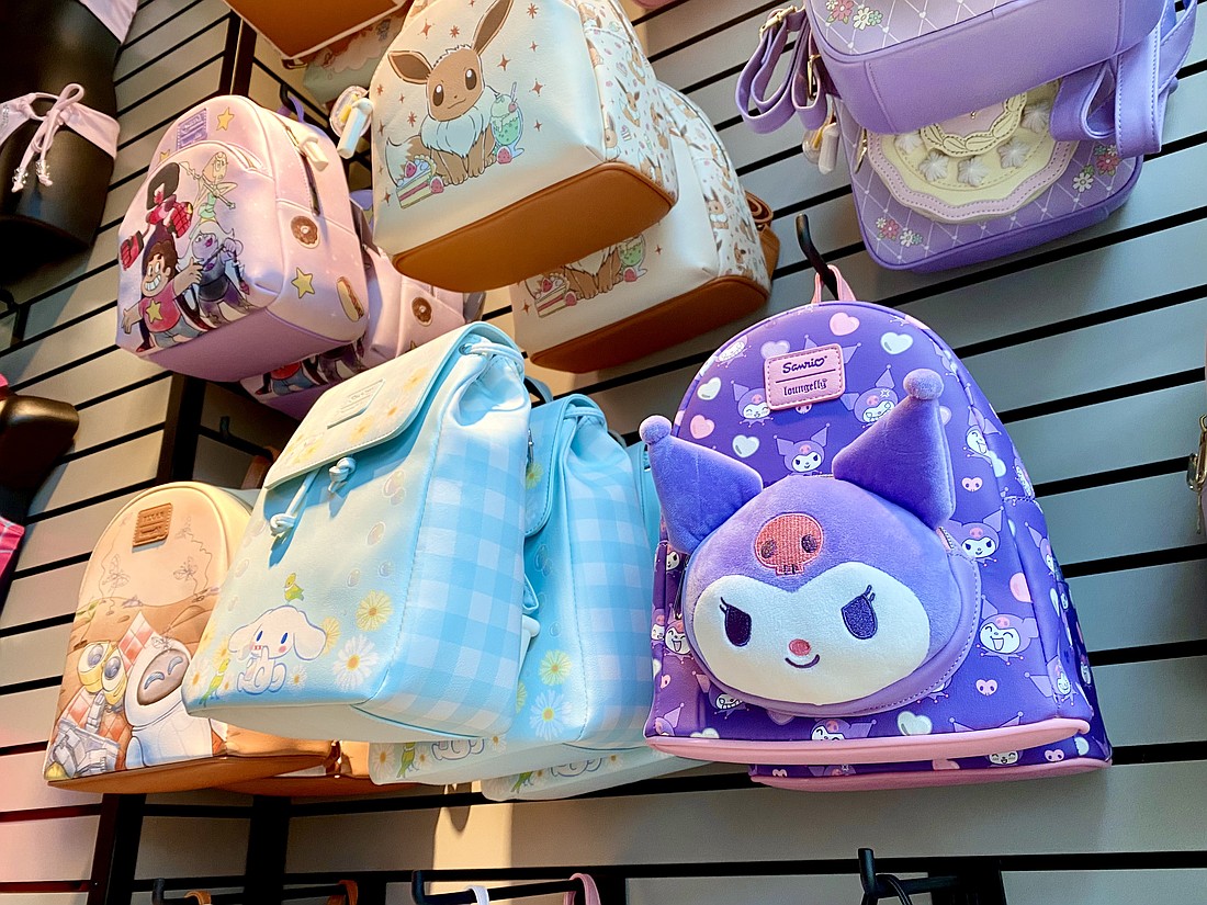 With the recent release of a live-action version of "Lilo & Stitch," Disney-themed backpacks fill store shelves. But so do bags with characters like Kuromi and My Melody from the company behind Hello Kitty.