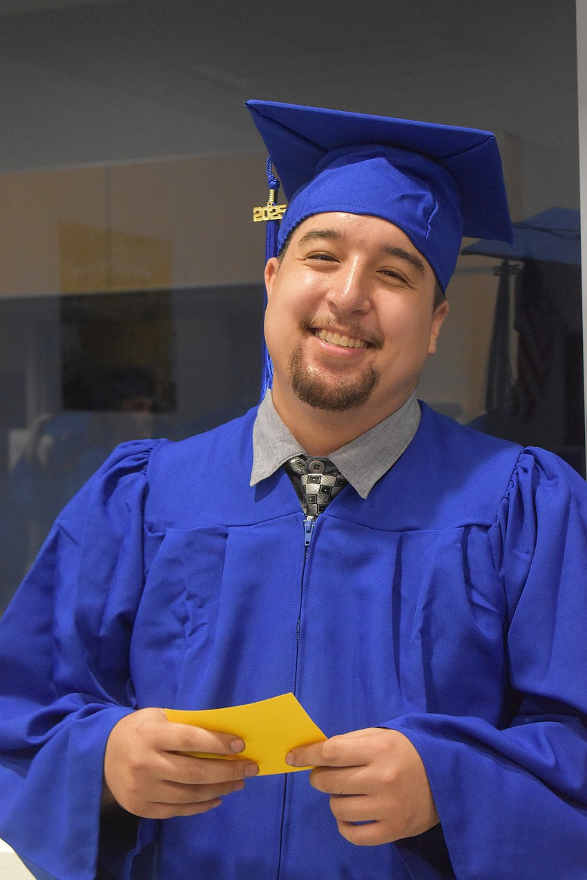Jesse Eckert graduates from the automotive service technology department. He works at Hendrick Honda Bradenton.