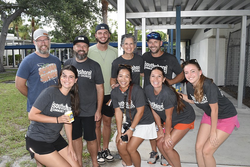 Cory Mattox, Shae Clippard, Pastor Nic Williams, Matt Page, Hanna Miller, Domonique Smith, Steve Vickroy, Sara Fleming and Lily Clippard.