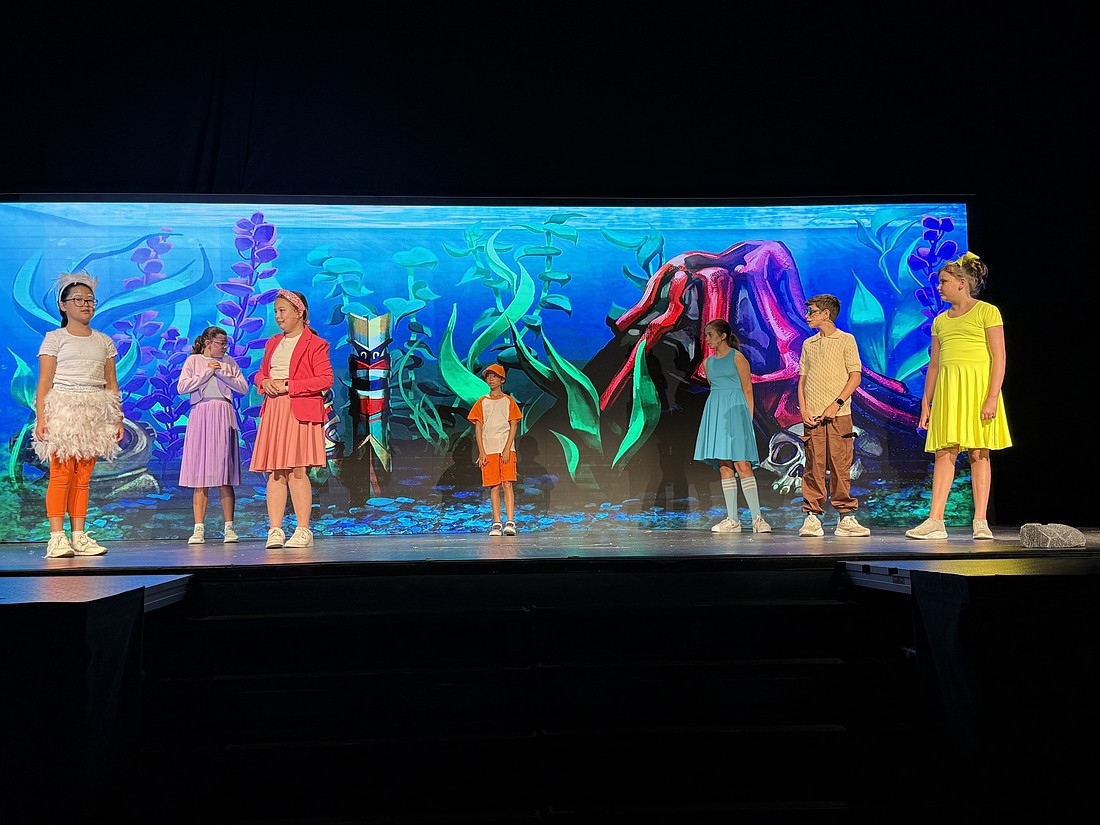 Foundation Academy theater camp participants performed “Finding Nemo KIDS” at the end of the five-day camp.