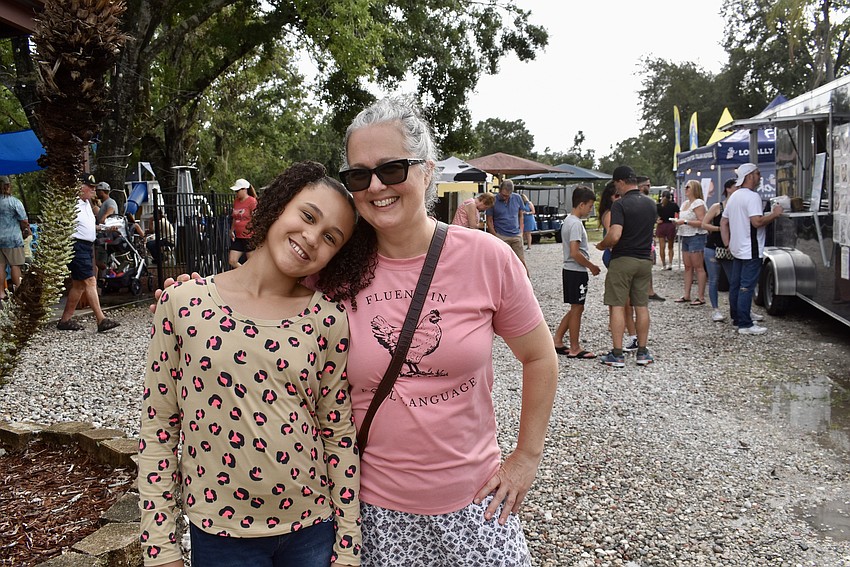 East County's Leah Cheese and Cathy Snyder attend Fiorelli Winery for fun, but Snyder used to work at the winery.