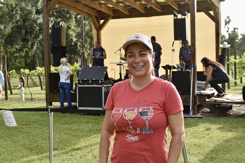 Kristin Hokanson, the Fiorelli Winery owner, says the Red, White and Blueberry Celebration gets bigger and better each year.