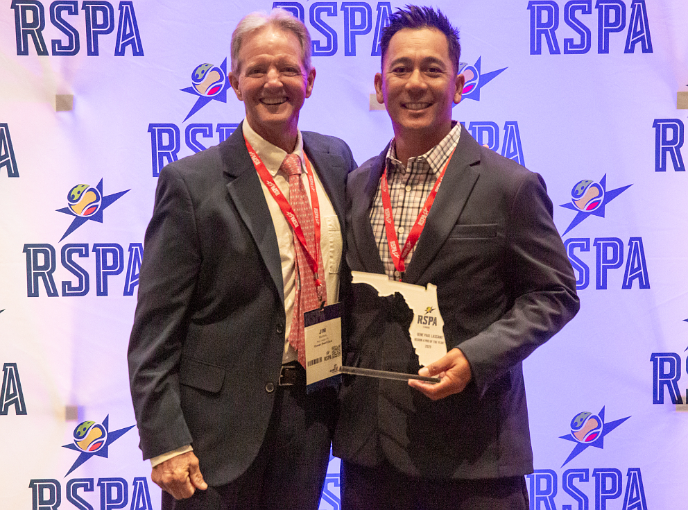 Gene Paul Lascano, Hammock Beach Golf Resort & Spa's director of racquets, was named Professional of the Year by the Racquet Sports Professionals Association (Florida Region 4). Courtesy of Hammock Beach Golf Resort & Spa