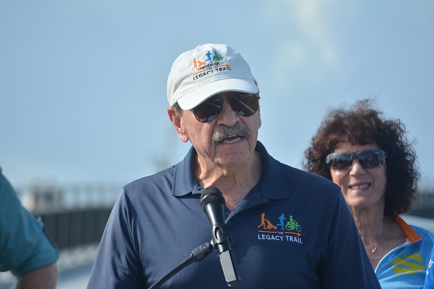 President of the Friends of Legacy Trail, Louis Kosiba.