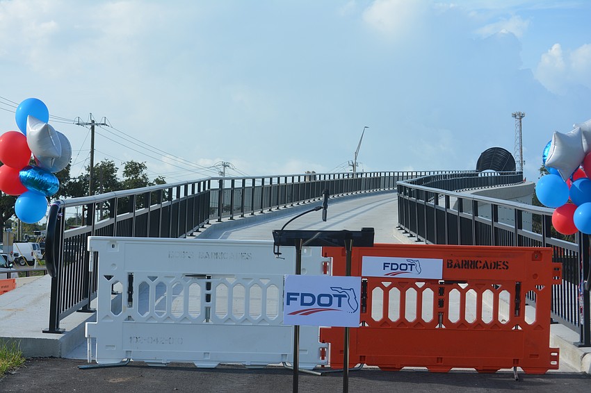 New Legacy Trail bike and pedestrian bridge opening presented by FDOT.