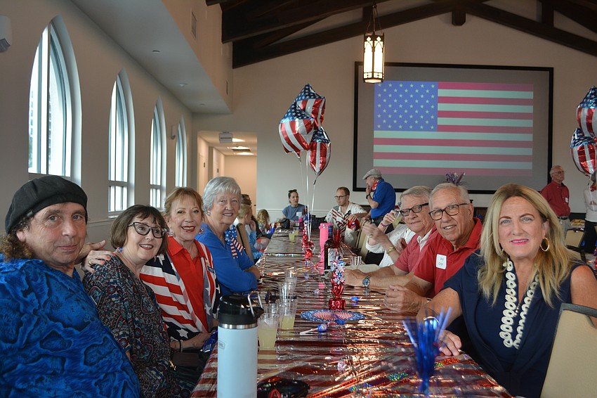 Left:John Solhan, Stephanie Solhan, Ronelle Ashby, Debbie Ayers 
Right: Carol Oram, Bob Oram, Tom Tanzosh, Becky Tanzosh (not pictured).