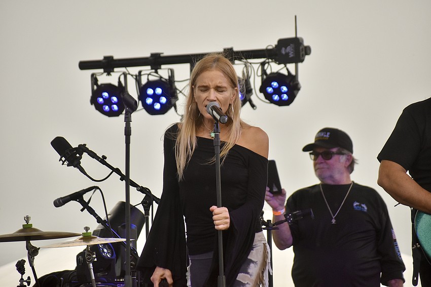 Twinkle entertains the crowd before the fireworks display at Nathan Benderson Park July 3.