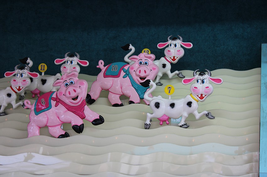 If your cow was No. 7 in the carnival game at the Star Spangled Spectacular, you won a prize.