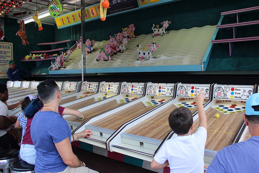 Lakewood Ranch Communities brought in plenty of carnival games and inflatables for Star-Spangled Spectacular to entertain the kids, and some parents, too.