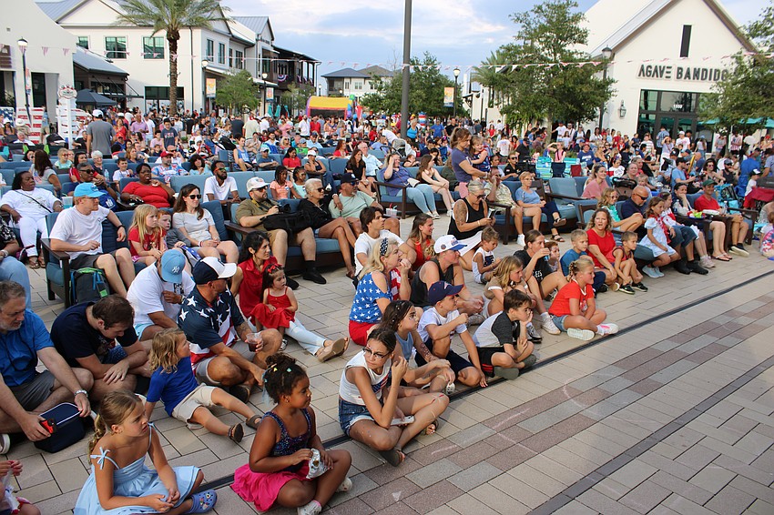 With thousands of people showing up to the Star-Spangled Spectacular July 4, the crowd was packed into every available space in front of the pavilion.