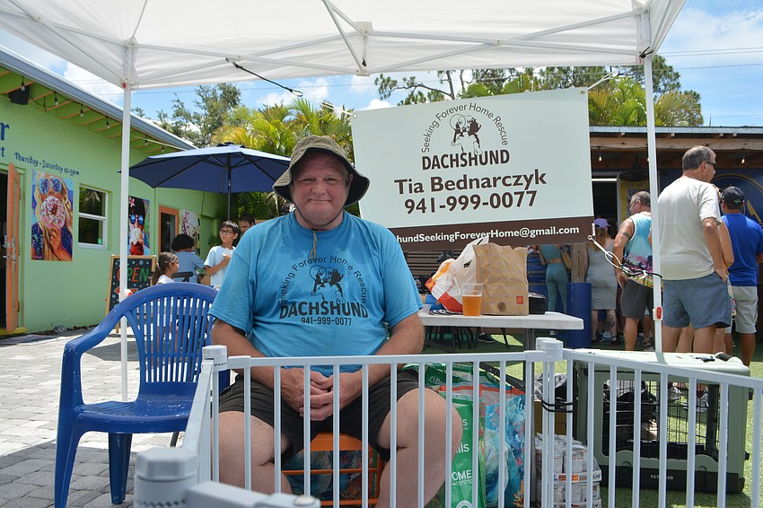 Mike Ellington, co-founder Dachshund Seeking Forever Home Rescue.