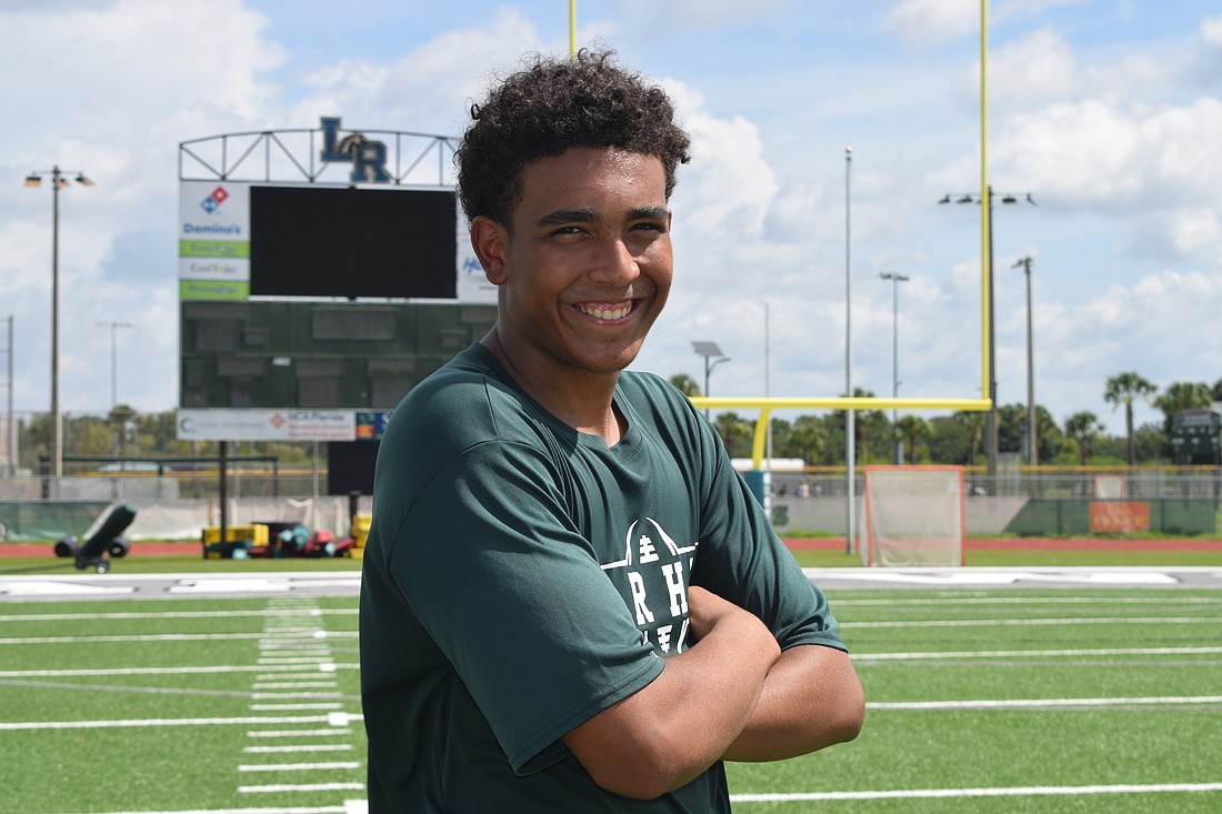 Lakewood Ranch rising senior Caua Magno de Almeida is spending his summer days balancing football, basketball, soccer and working out.