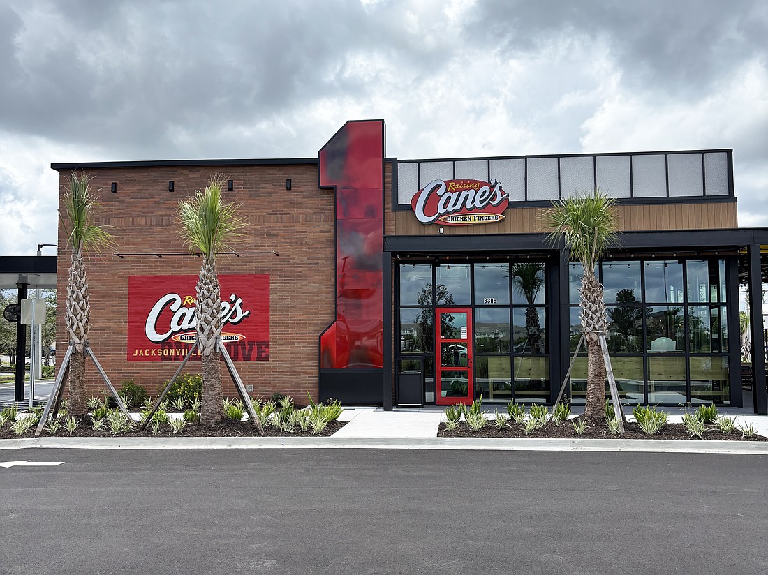 Raising Cane’s Chicken Fingers at 8308 Merchants Way in Oakleaf Station in West Jacksonville.