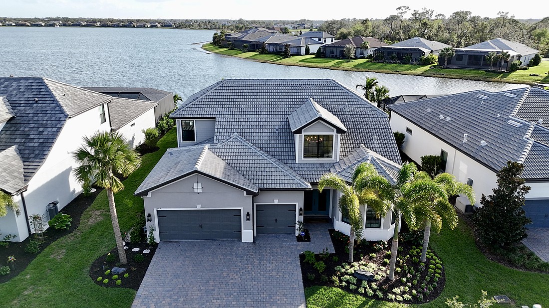 A Shoreview home at 7717 Mainsail Lane sold for $1.82 million. Built in 2021, it has four bedrooms, four baths, a pool and 3,968 square feet of living area.