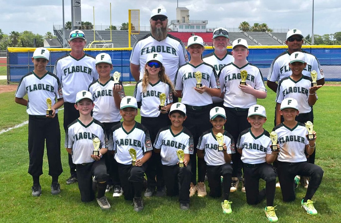 The Flagler Babe Ruth Baseball 11U All-Star team placed second at the District 4 tournament. Courtesy photo