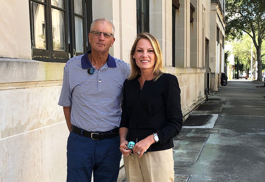 Investors Jim and Ellen Wiss sold nine Downtown properties to Gateway Jax for a total of $7.5 million.