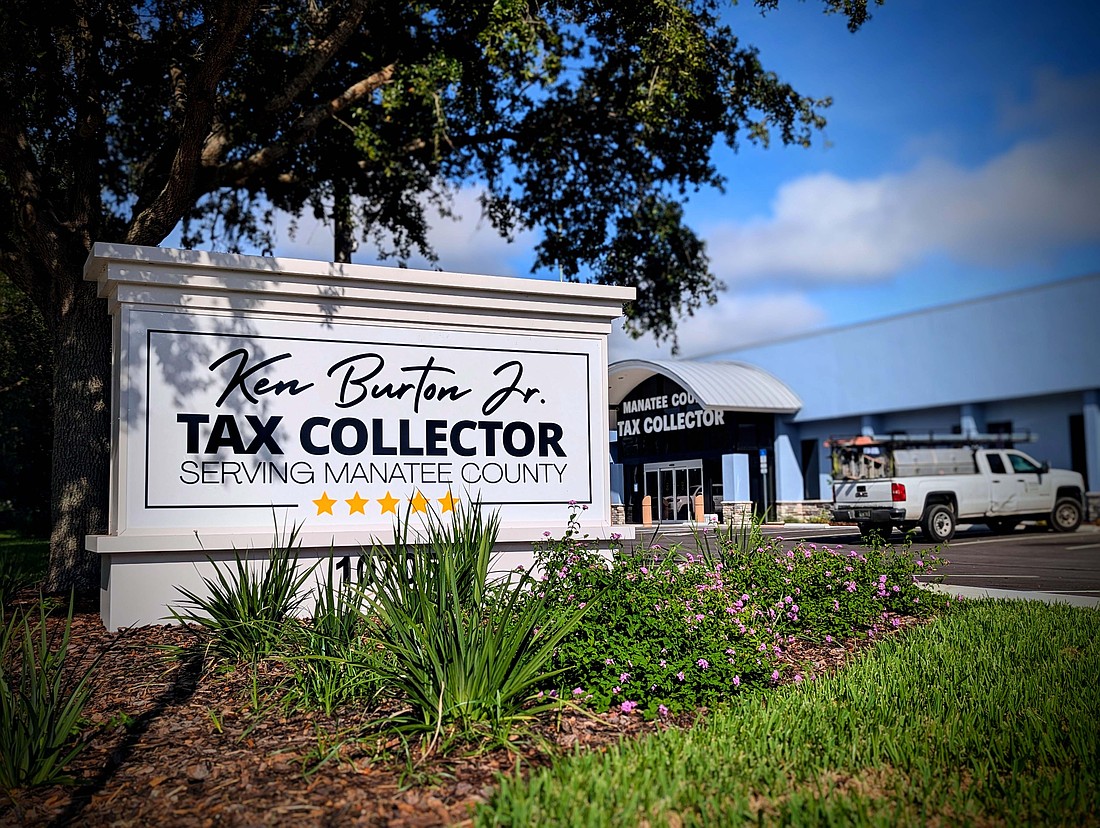 The Manatee County Tax Collector's Office east branch at 10705 Technology Terrace, Bradenton.