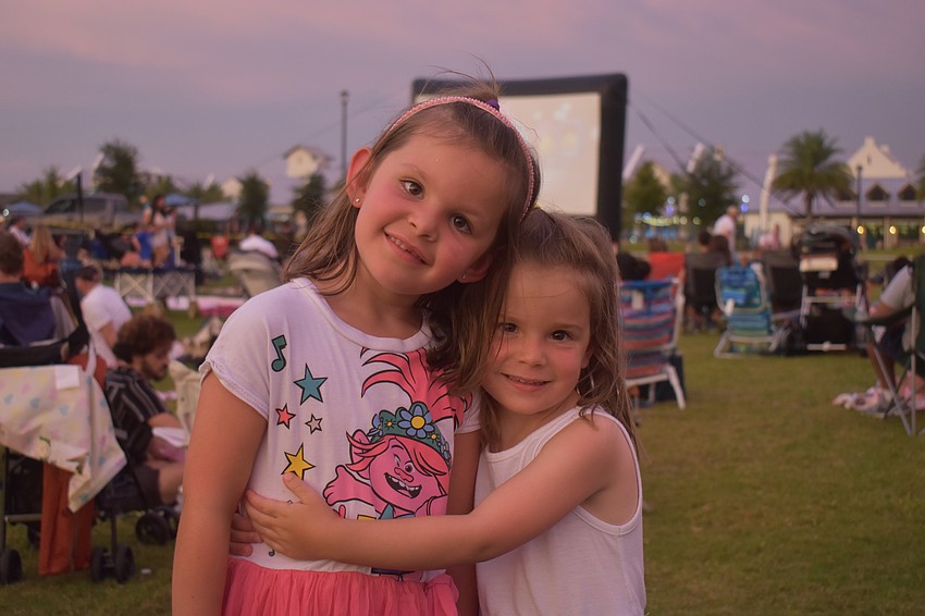 Parrish residents Kira and Kinsley Schneider enjoy 