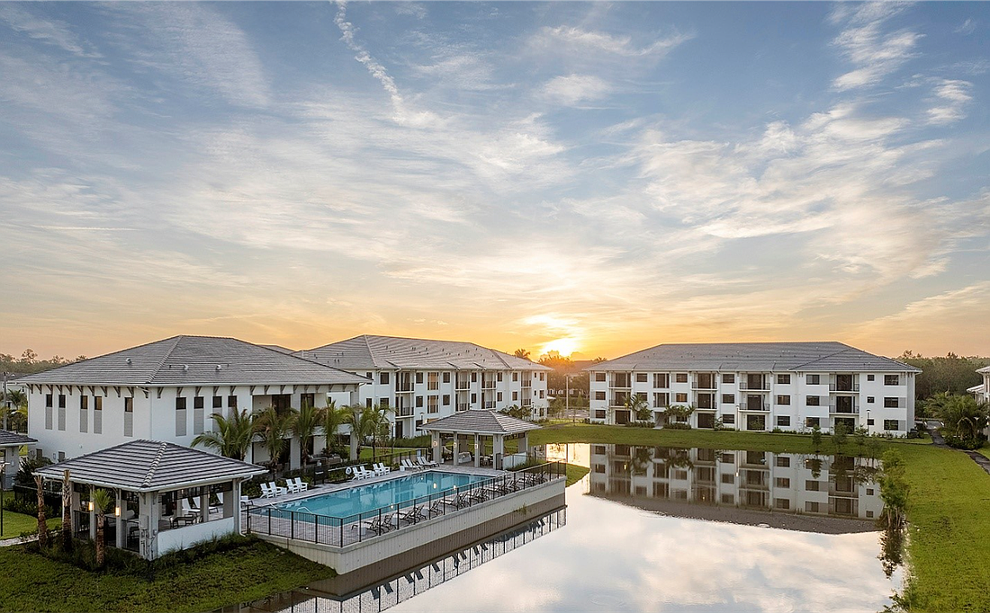 Reva is a lakeside luxury apartment community in Fort Myers.