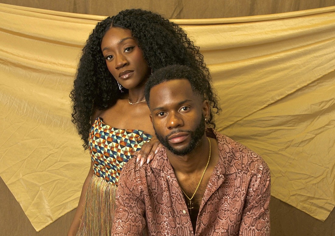 Jazzmin Carson and Raleigh Moseley II star in "Titan and the Muse" at Westcoast Black Theatre Troupe from July 17-20.