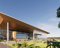 The boathouse and events center planned for Nathan Benderson Park is expected to cost between $60 million and $70 million.