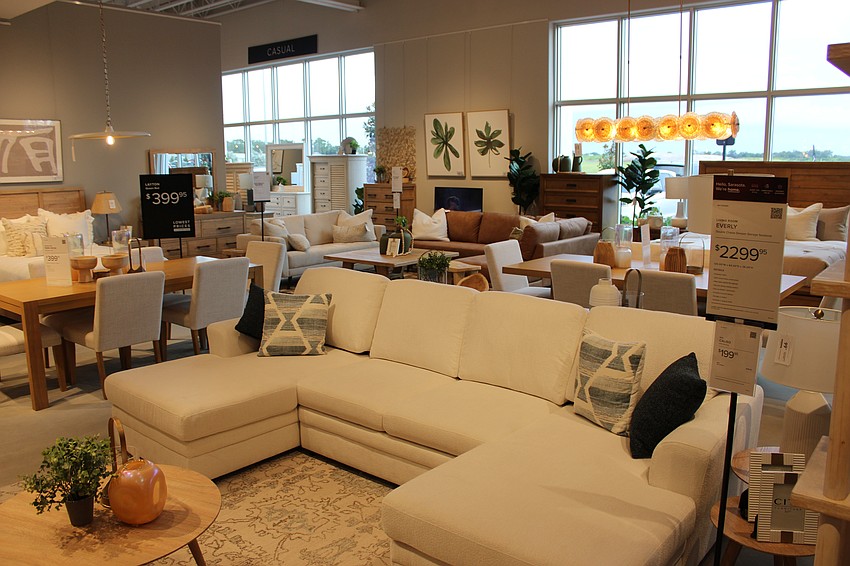 The inventory is packed into City Furniture's 120,000 square feet.