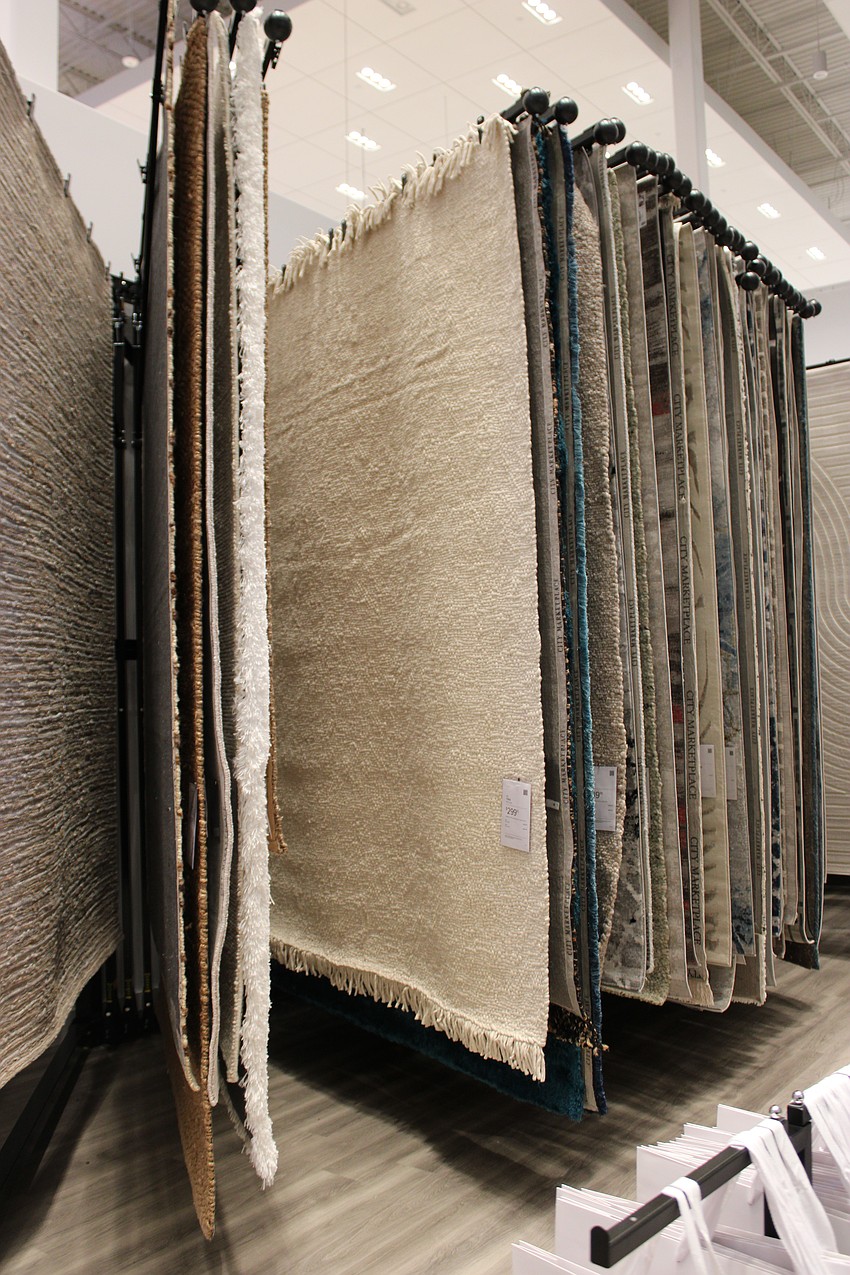 There are spaces at City Furniture that specialize in certain areas, such as carpet.
