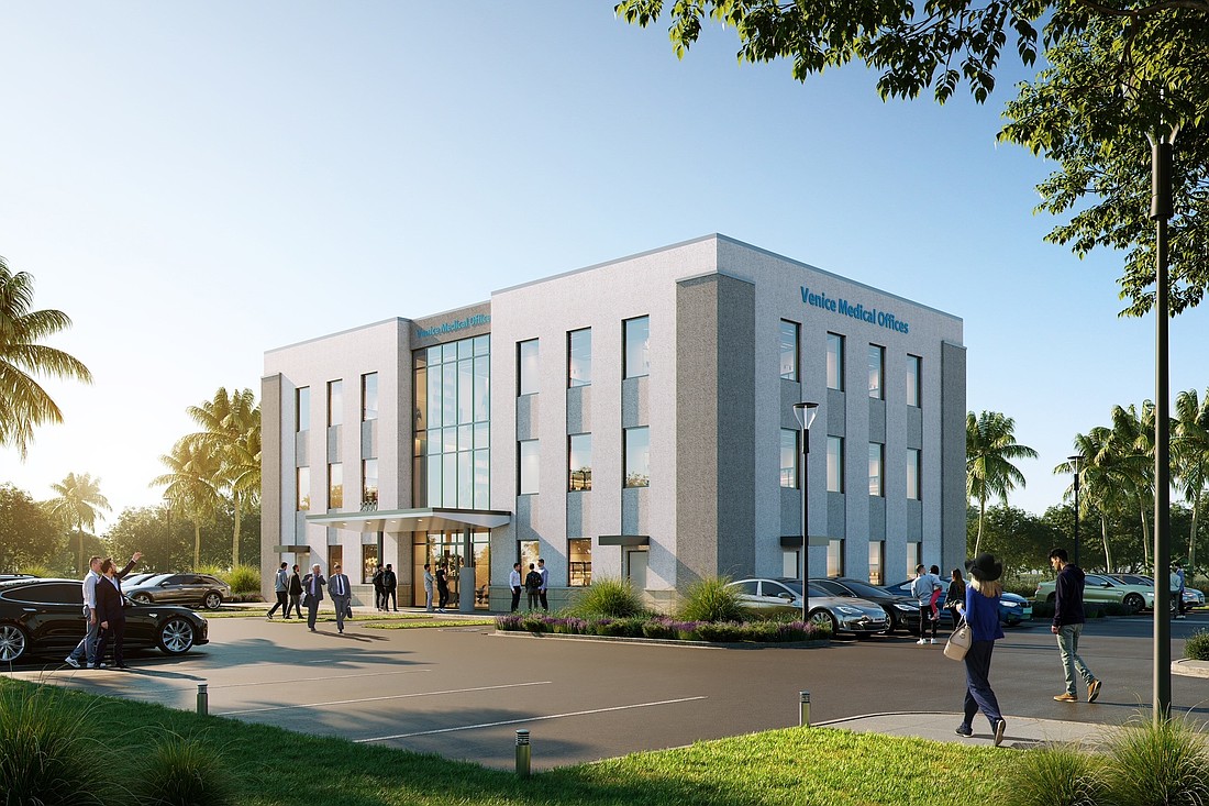 A three-story medical office building is going up in Venice.